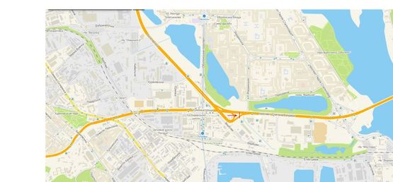 Схема рекламної площини за адресою Бандеры Степана пр-т,  развязка с ул. Богатырской, к Московскому мосту