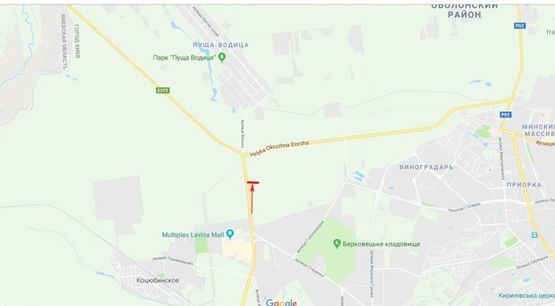 Схема рекламной плоскости по адресу Городская ул.