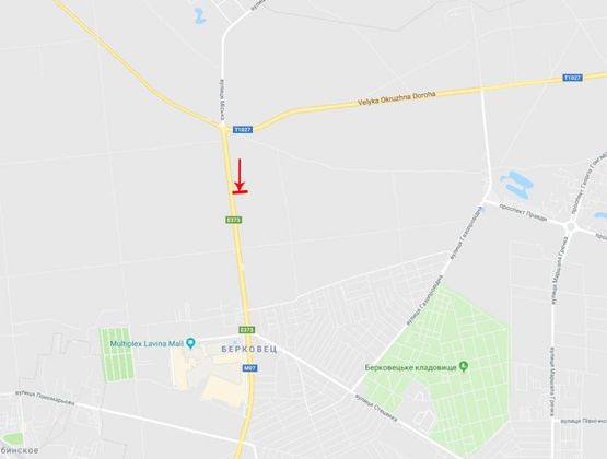 Схема рекламної площини за адресою Городская ул.