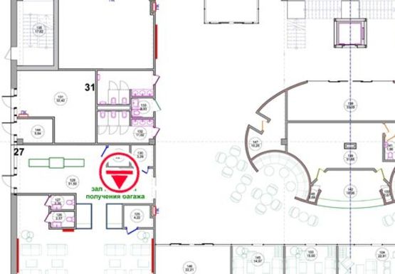 Схема рекламної площини за адресою Зал прилета и получения багажа, 1 этаж (Терминал B)