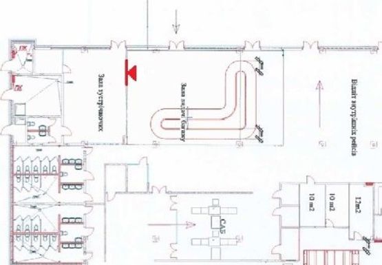 Схема рекламной плоскости по адресу Зал прилета и получения багажа, 1 этаж (Терминал D)