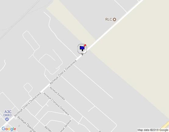 Схема рекламной плоскости по адресу м. Бровари, вул. Олега Онікієнка, навпроти будинку 135