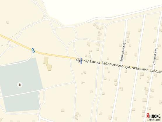 Схема рекламной плоскости по адресу Заболотного 15 А (трц Ривьера)