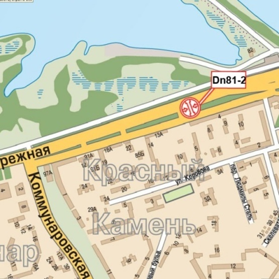 Схема рекламної площини за адресою Заводская Набережная ул., 4 (Суд Ленинского р-на, фитнес "Афродита", магазин "Автопланета", "Mega Toys Ukraine"), в направл. ул. Метростроевской