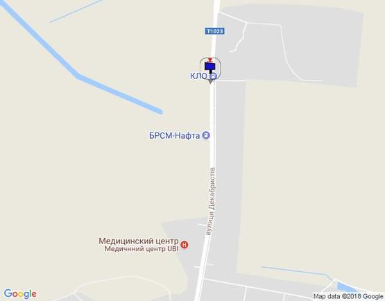 Схема рекламной плоскости по адресу м. Васильків, вул. Декабристів, біля стели Висильків, в'їзд в містовул. Декабристів, в'їзд у Васильків зі сторони Києва (після  знака Васильків)