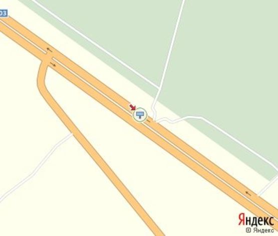 Схема рекламной плоскости по адресу Ростовская трасса - 3й выезд на Чугуев, Ростовскую трассу