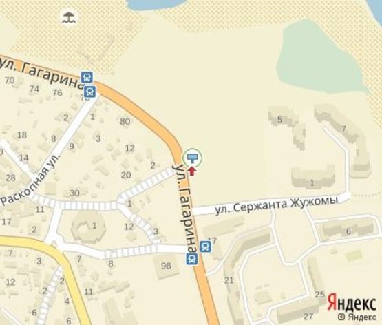 Схема рекламной плоскости по адресу Гагарина ул. -  Старособорный спуск (ЖК"Нова Митниця")