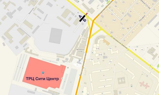 Схема рекламної площини за адресою 25 Чап. Дивизии-Маршала Жукова