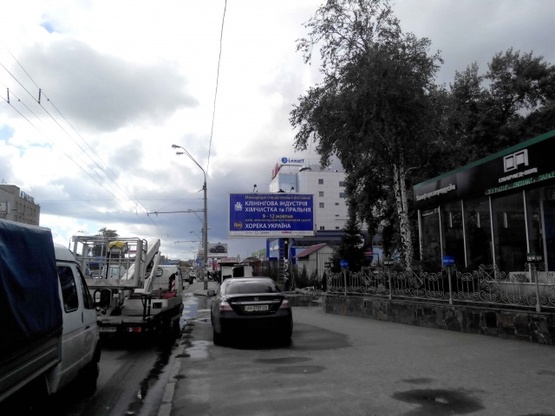 Схема рекламной плоскости по адресу Московский пр.,13(между ТЦ Фокстрот и ТЦ Альтацентр) -в центр грань-1