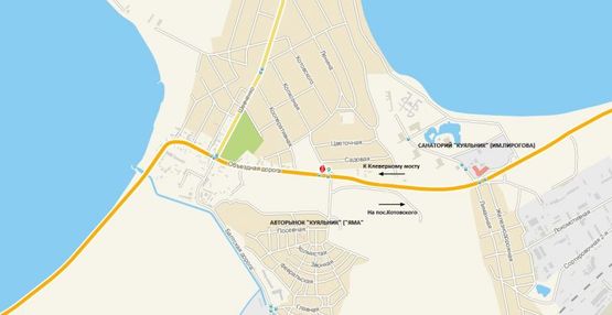 Схема рекламной плоскости по адресу Объездная дорога - авторынок "Куяльник", от ул.Лиманная к ул.Балтская дорога