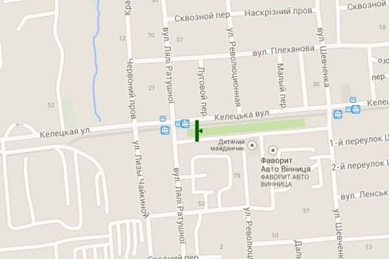 Схема рекламной плоскости по адресу Келецька вул., 41