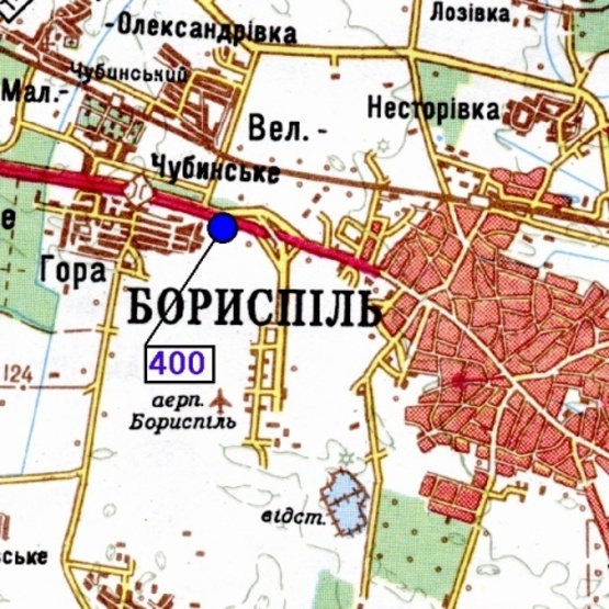 Схема рекламной плоскости по адресу Бориспольская трасса в Аэропорт "Борисполь", 33-ий км, (АЗС "Shell", ландшафный дизайн "Мой Сад", "ВиДи АвтоСити Борисполь"),  правый