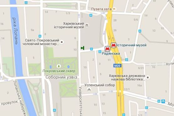 Схема рекламной плоскости по адресу Конституції пл. - Університетська вул., (зупинка) (D)