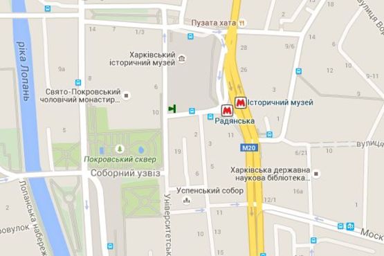 Схема рекламной плоскости по адресу Конституції пл. - Університетська вул., (зупинка) (B)