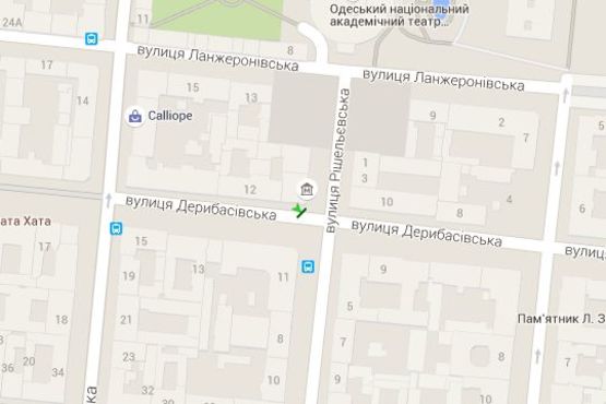 Схема рекламної площини за адресою Дерибасівска вул. - Ришел'євська вул., 4