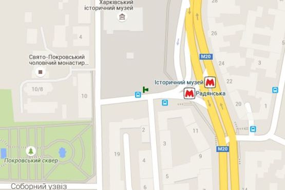 Схема рекламной плоскости по адресу Конституції пл. - Спартаківський пров., (зупинка) №2 (A)