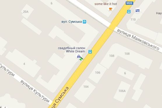 Схема рекламной плоскости по адресу Сумська вул., 67