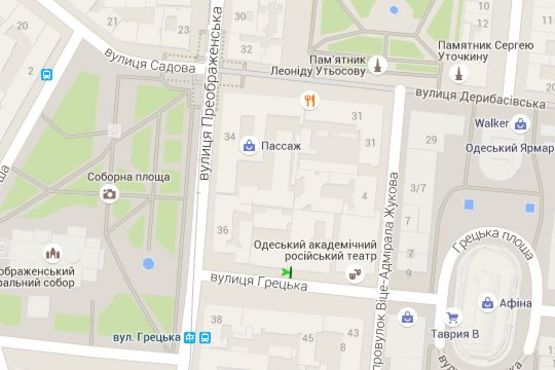 Схема рекламної площини за адресою Гречеська вул., 50