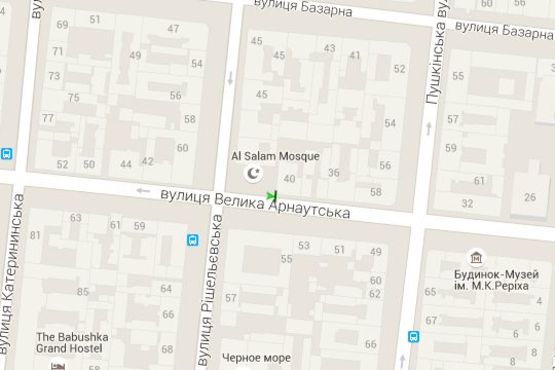 Схема рекламної площини за адресою Велика Арнаутська вул., 40