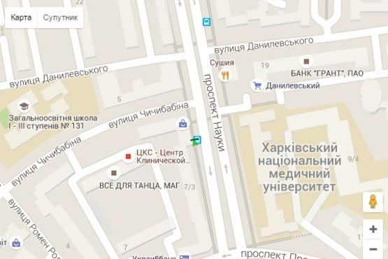 Схема рекламної площини за адресою Науки просп. (Леніна просп.), 3 (зупинка)