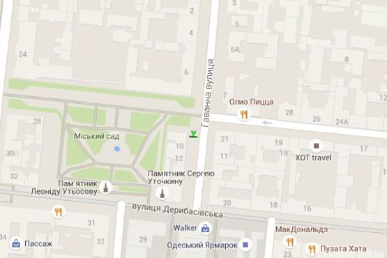 Схема рекламної площини за адресою Гаванна вул., 10