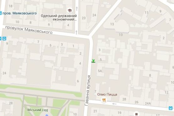 Схема рекламної площини за адресою Гаванна вул., 5а