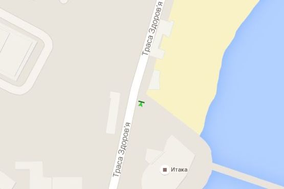 Схема рекламної площини за адресою Аркадія, №23 (№1)