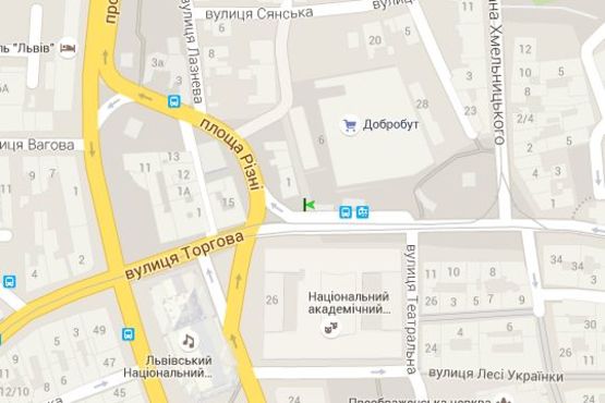 Схема рекламной плоскости по адресу Князя Ярослава Осмомисла пл., 23