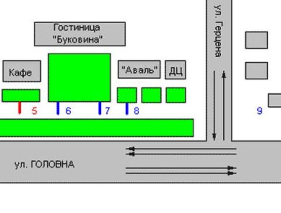 Схема рекламной плоскости по адресу Головна вул., 139 - Боярка Олексія вул.