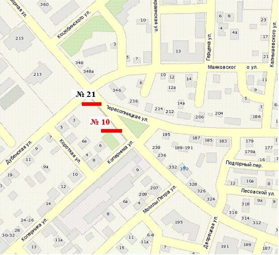 Схема рекламной плоскости по адресу Соборна вул., 213