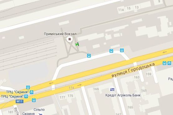 Схема рекламної площини за адресою Городоцька вул., 112