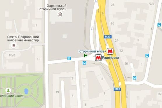 Схема рекламной плоскости по адресу Конституції пл. - Спартаківський пров., (зупинка) №4 (С)