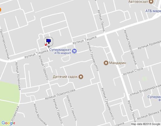 Схема рекламной плоскости по адресу ул.Тыщика, 3, сторона Б