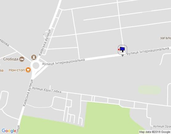 Схема рекламной плоскости по адресу м. Умань, вул. Інтернаціональна, навпроти будинку 49