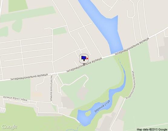 Схема рекламной плоскости по адресу м. Умань, вул. Інтернаціональна, навпроти будинку 93