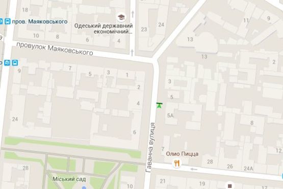 Схема рекламної площини за адресою Гаванна вул., 5а