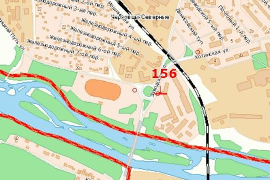 Схема рекламной плоскости по адресу Хотинська вул., 2