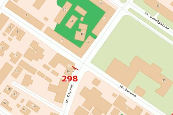 Схема рекламної площини за адресою Сінна вул. - Зигiна вул., (готель Київ)