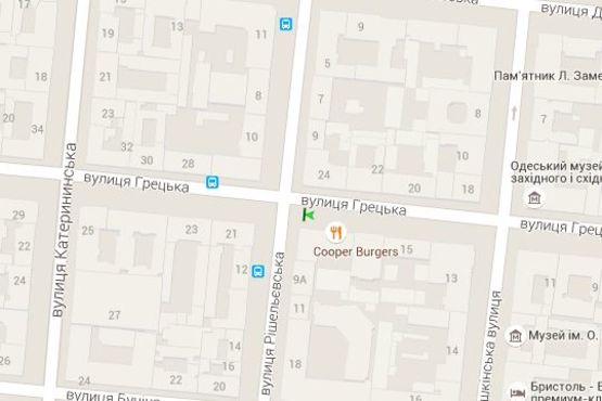 Схема рекламної площини за адресою Гречеська вул., 19 - Ришел'євська вул.