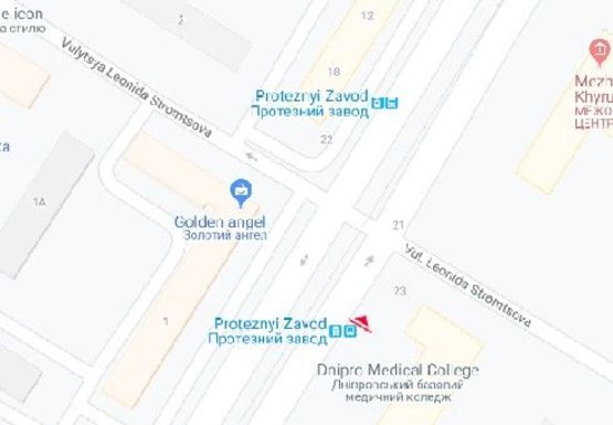 Схема рекламной плоскости по адресу Богдана Хмельницкого  пр, 23 - Медучилище