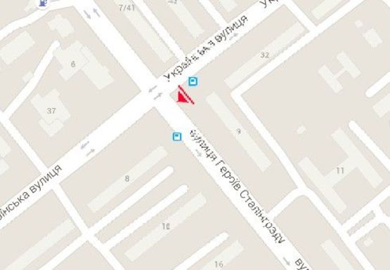 Схема рекламної площини за адресою Школьная ул., 9