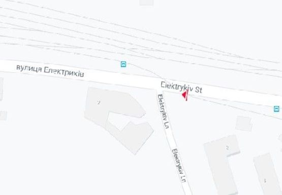 Схема рекламной плоскости по адресу Электриков ул. - Электриков пер.