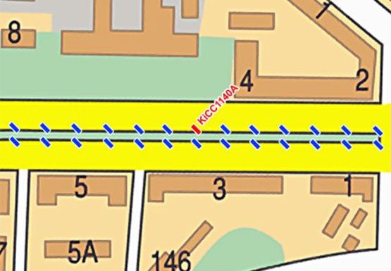 Схема рекламной плоскости по адресу Победы пр.