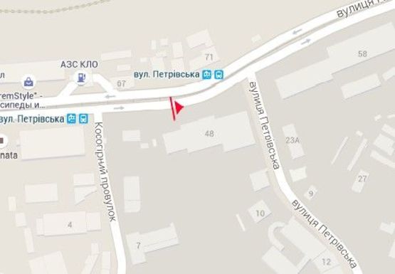 Схема рекламной плоскости по адресу Глубочицкая ул.