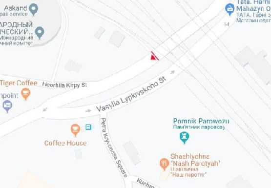 Схема рекламной плоскости по адресу Липковского ул. (бывш. Урицкого ул.)