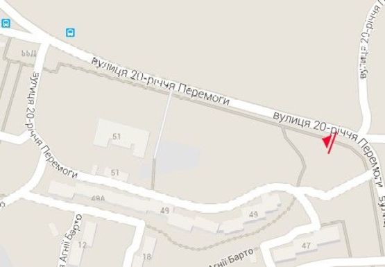 Схема рекламної площини за адресою 20-летия Победы ул., 49