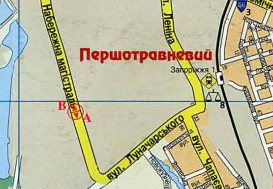 Схема рекламной плоскости по адресу Набережная магистраль, завод Коммунар, цех №14