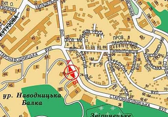 Схема рекламной плоскости по адресу Старонаводницкая ул., 8A