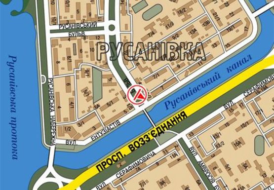 Схема рекламной плоскости по адресу Давыдова б-р., 4