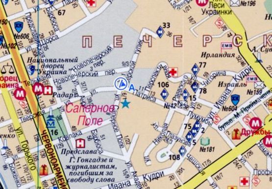 Схема рекламной плоскости по адресу Патриса Лумумбы ул., 5а (BackLit)